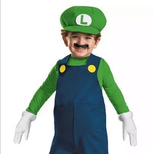 Children’s Super Mario Luigi Costume BRAND NEW